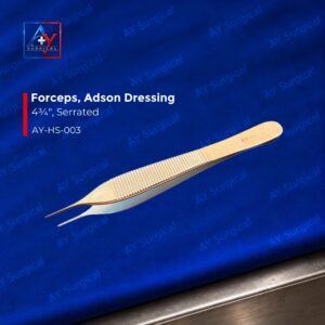 ay hs 003 adson dressing forceps