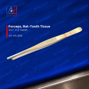 ay hs 006 tat tooth forceps 5.5in